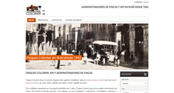 Desktop Screenshot of finquescolomer.com